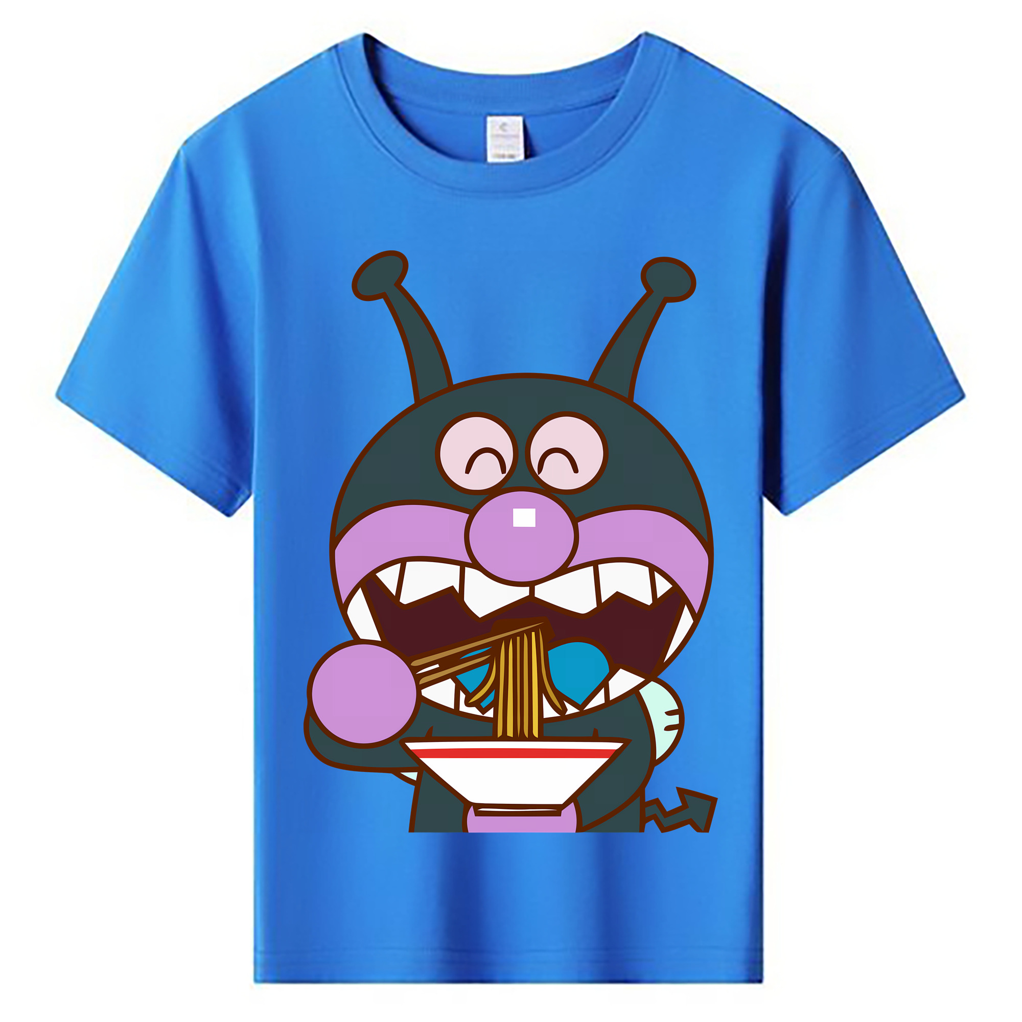 （画像用） アンパンマン Anpanman 綿100％キッズTシャツ（フロントプリント）